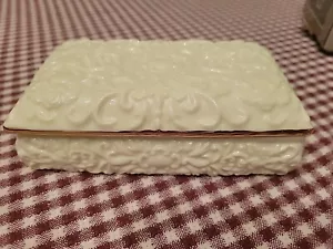 Madison Ivory and Gold Jewel Box - Picture 1 of 4