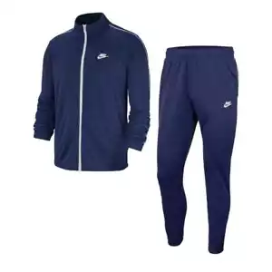DN4369-410 Nike Trainingsanzug Sportswear Sweatshirt + Jogginghose Marineblau - Bild 1 von 5