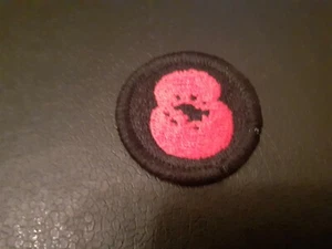 35mm DIA. EMBROIDERED REMEMBRANCE EMBLEM BADGE TO WEAR FOR PRIDE NEW TO COLLECT. - Picture 1 of 1
