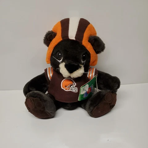 NFL CLEVELAND BROWNS Lil Fans 9" Plush Mascot with Helmet by SC Sports W/TAG Cover