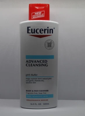 Eucerin Limpiador Avanzado pH5 Tampón Limpiador Corporal y Facial Piel Seca y Sensible Foto 1 de 2