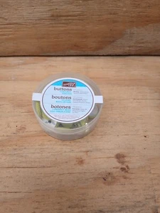 Stampin Up Kiwi Kiss Corduroy Buttons 24 NEW - Picture 1 of 2