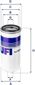 FILTRO OLIO MOTORI AGRICOLO RUGGERINI SLANZI OL5=PH4512=S5000R=2310400 - Imagen 1 de 1