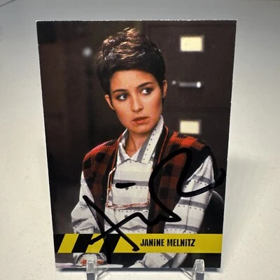 2016 Cryptozoic Ghostbusters Janine Melnitz Character Bios C7 Annie Potts SIGNED - Image 1 of 2