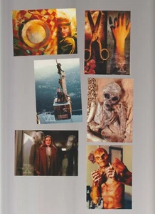 Lot of 6 X-Files TV show trading cards Pub.1996 Topps - Picture 1 of 2