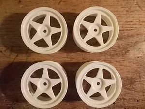 92561 Wheel Set (5 Spoke / White) - Kyosho Pure Ten TF-3 TF-2 Fazer GP-10 TF-5 - Picture 1 of 6