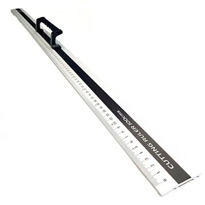 Jakar 1M Metal Cutting Ruler + Handle Art Craft Magnetic Safety Metric Rule - Picture 1 of 4