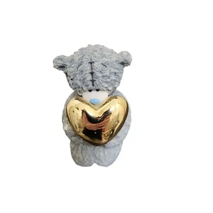 Me To You Tatty Teddy Bear Figurine Heart Of Gold 2010 Ornament  - Picture 1 of 7