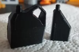 Größe wählbar RC 1/10 Scale schwarz Motoröl Container Dose Rock Crawler Zubehör - Bild 1 von 13