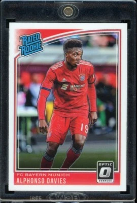 2018 Donruss OPTIC "rated rookie" ALPHONSO DAVIES rc #176 CANADA - Image 1 of 2