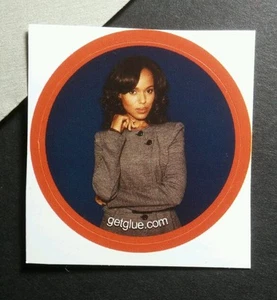 SCANDAL KERRY WASHINGTON COAT ARM FOLDED PHOTO SM GET GLUE STICKER - Picture 1 of 1