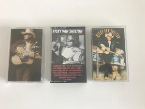 Ricky Van Shelton Lot Of 3 Cassettes Wild-Eyed Dream RVS III Backroads 80’s 90’s - Imagen 1 de 10