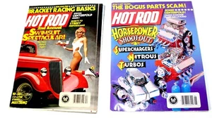 HOT ROD MAGAZINE APRIL & JUNE 1988 CENTERFOLDS AND 3D CAMEL CIGARETTE FOLD UP AD - Picture 1 of 2