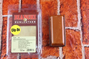 Bianchi 20A Open Top Magazintasche Größe Gruppe 1 Sig P220 P225 hellbraun 10734 USA - Bild 1 von 7