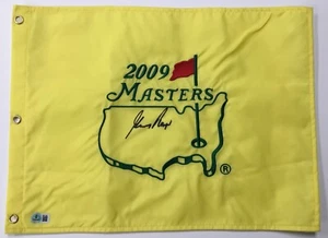 Prendedor firmado por Gary Player 2009 Masters bandera Beckett BR77409 - Imagen 1 de 4