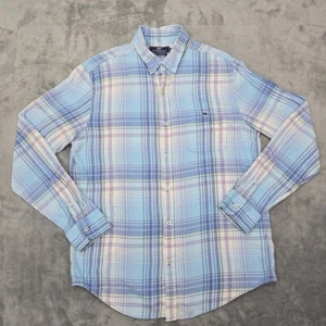 Vineyard Vines Shirt Mens Medium Slim Fit Tucker Long Sleeve Button Up Plaid - Picture 1 of 16
