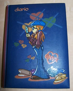 DIARIO SCUOLA ONIX BLU  A QUADRI 13x10x2 cm  cod.5553 - Picture 1 of 1