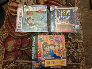 3 Wendy’s Kids Meal Games ! 2 Sealed ! Baseball,I Spy & Matching Game  - Picture 1 of 3