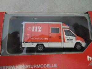 Herpa 009070 MB Sprinter RTW Telenotarzt Aachen in Original Packaging (96_207) - Picture 1 of 2