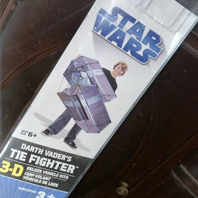 Star Wars Darth Vader's Tie Fighter 3-D Deluxe Vehicle Kite Fiberglass READ/WH2 - Image 1 of 4