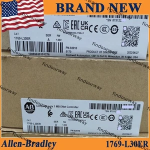 NEW FACTORY SEALED 1769-L30ER NEW PLC CompactLogix 1MB ENet Controller - Picture 1 of 7