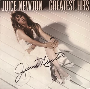 JUICE NEWTON HAND SIGNED AUTOGRAPH LP ALBUM "GREATEST HITS" - Picture 1 of 2