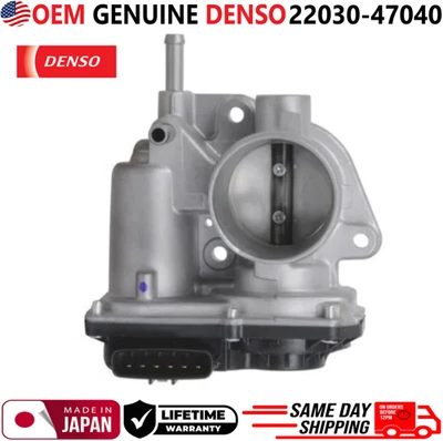 Корпус дроссельной заслонки DENSO подлинный для 2012-2019 Toyota Prius C 1,5 л I4, 22030-47040 - Изображение 1 из 4