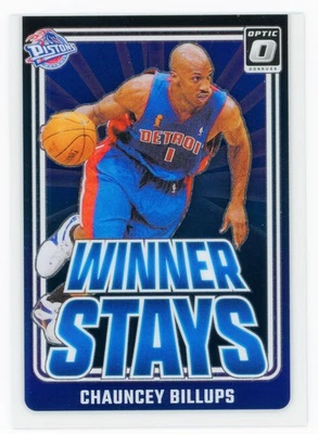 2024-25 Donruss Optic Winner Stays Chauncey Billups #18 Pistons Insert - Image 1 of 2
