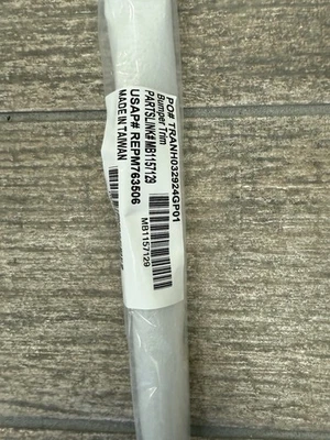 For Mercedes-Benz E63 AMG S Bumper Trim 2015 Rear Molding Chrome MB1157129 - Imagem 1 de 2