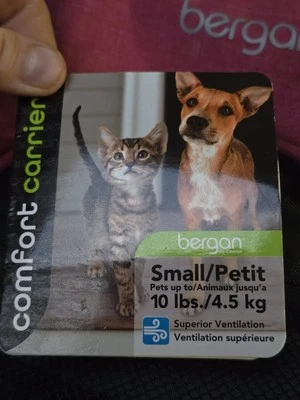 Bolsa de transporte Bergan Comfort aprovada pela companhia aérea pequenos animais de estimação preta/cinza - Imagem 1 de 4