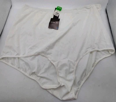 Bragas cortas Vanity Fair blancas de nailon transparente talla 12 estilo 16801 nuevas con etiquetas Foto 1 de 4