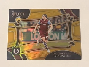 2022 Panini Select Lucas Paqueta West Ham GOLD Prizm /10 Mint Field Level Brazil - Bild 1 von 10