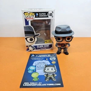 FUNKO POP Super Heroes CLARK KENT #145 HOT TOPIC EXCLUSIVE CON SCATOLA OTTIMO - Foto 1 di 11