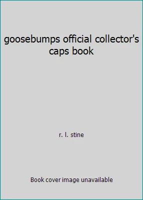goosebumps official collector's caps book by r. l. stine - Image 1 of 1
