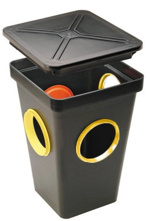 Reliable 4" Pipe Connector, 4,Hole Box w/ Seals & Plugging Options Tuf-Tite - Image 1 of 1