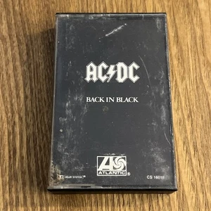 AC/DC Back In Black (1980) Music Cassette Tape Hard Rock AC DC - Picture 1 of 3