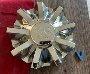 #V 1) Red Sport 33 Chrome Center Cap CSRSW33-B1P - Picture 1 of 9