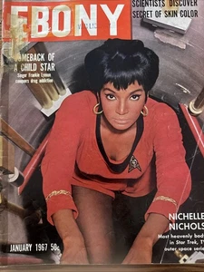 Nichelle Nichols Star Trek Ebony Magazine - January 1967 Frankie Lymon - Picture 1 of 16