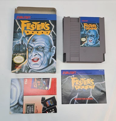 Fester's Quest Nintendo NES Boxed Complete CIB in Box with Poster - Image 1 of 4