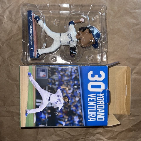 2015 Kansas City Royals Baseball Yordano Ventura Bobble Head SGA Box (#R6) Cover
