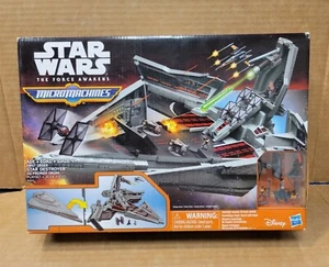 Star Wars The Force Awakens Micromachines First Order Star Destroyer Playset New - Picture 1 of 2