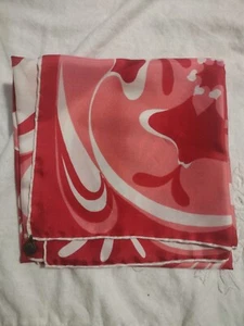 Pura Seta Authentic 34” X 34” Silk Scarf Roma Made In Italy - Picture 1 of 4