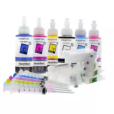 Inkghost Refill Cartridges compatible with Epson 82N Artisan 725 835 730 837 T50 - Image 1 of 4