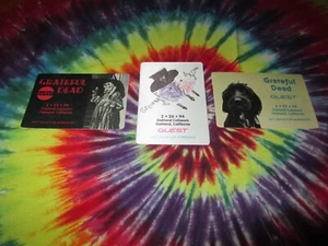 GRATEFUL DEAD BACKSTAGE PASS LOT OAKLAND COLISEUM CA. 25. FEBRUAR + 26. + 27. 94. 1994 - Bild 1 von 2