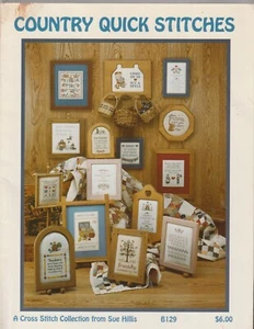 Country Quick Stitches counted cross stitch sampler by Sue Hills - Picture 1 of 1