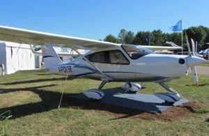 Tecnam P2010 Avión Escritorio Madera Modelo Pequeño Nuevo - Imagen 1 de 3