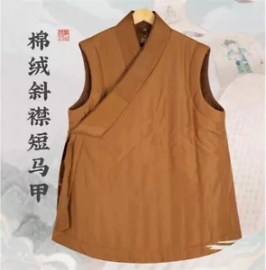 Cappotto gilet buddista monaco kung fu velluto Shaolin - Foto 1 di 15