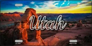 Etiqueta de coche de novedad personalizada con vista a Utah - Imagen 1 de 1