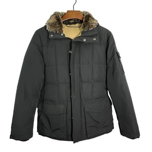Chaqueta WOOLRICH Blizzard Cuello de Piel Extraíble Con Capucha Relleno de Plumas Grande - Imagen 1 de 19