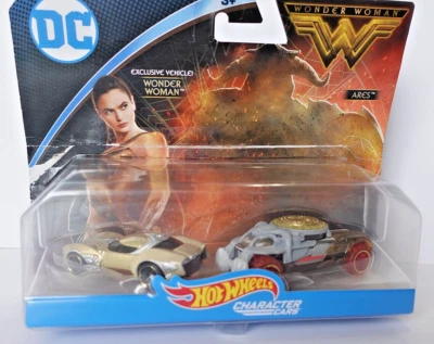 Hot Wheels DC Comics Wonder Woman vs. Ares Paquete de 2 Personajes Coche Usado Youtube Foto 1 de 4